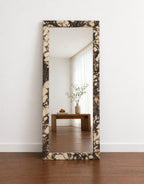 Altan Marble Inlay Floor Mirror