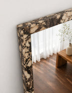 Altan Marble Inlay Floor Mirror