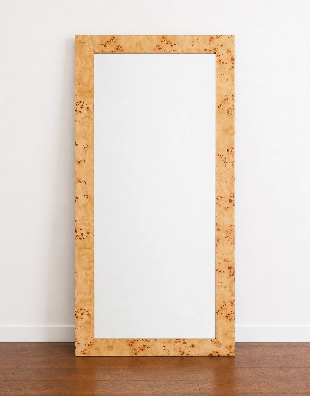 Divya Burl Wood Floor Mirror