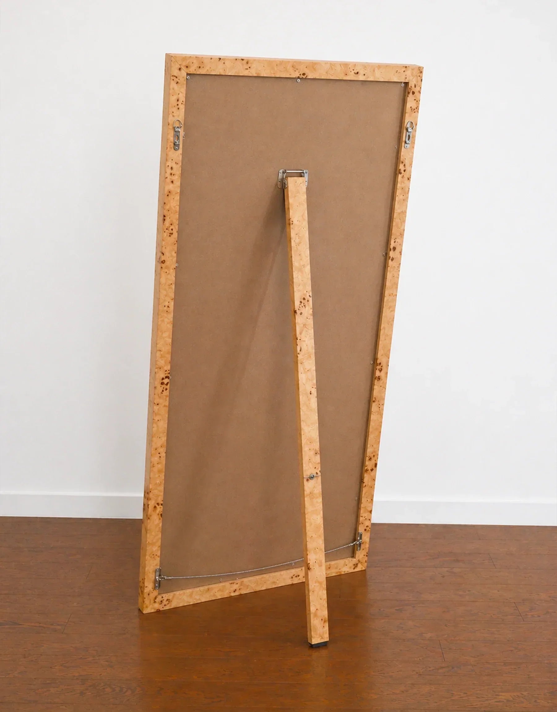 Divya Burl Wood Floor Mirror