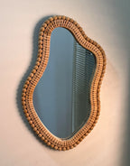 Jantar Handwoven Rattan Wall Mirror