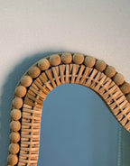 Jantar Handwoven Rattan Wall Mirror