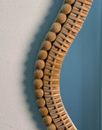 Jantar Handwoven Rattan Wall Mirror