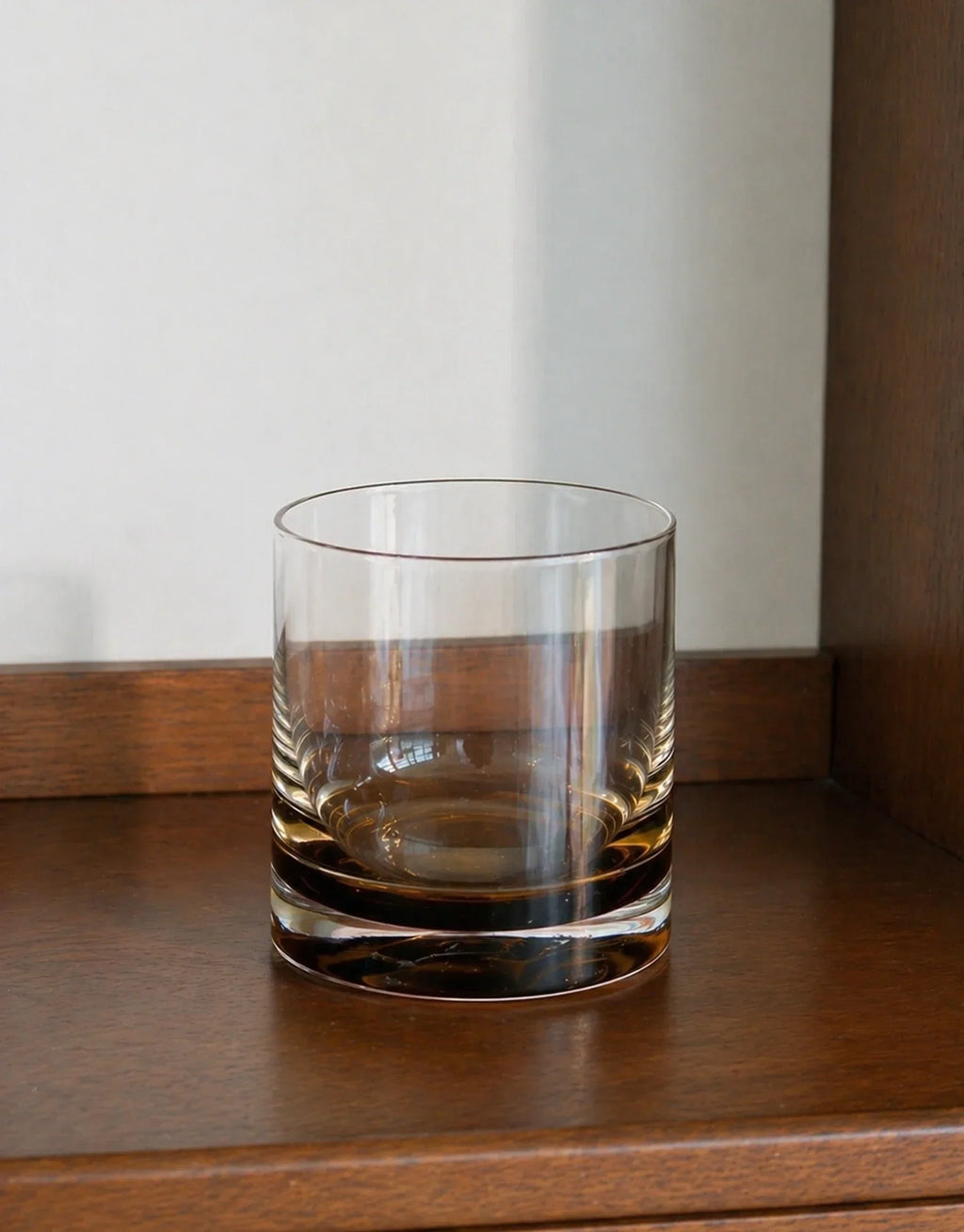 Kelly Amber Gradient Crystal Glasses