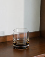 Kelly Amber Gradient Crystal Glasses
