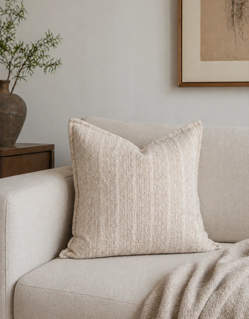 Leon Jacquard Blend Accent Pillow