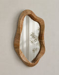Lydia Handwoven Rattan Wall Mirror