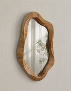 Lydia Handwoven Rattan Wall Mirror