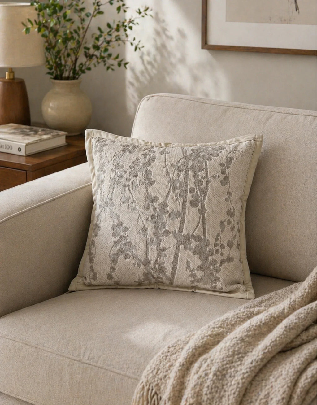Raw Silk Decorative Pillow