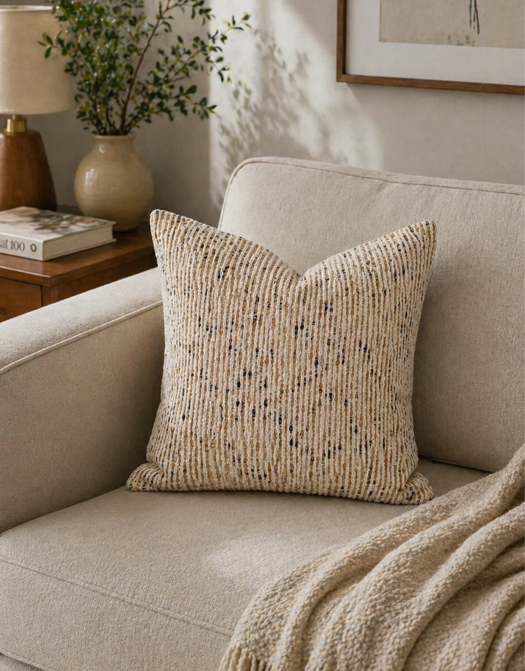 Sonali Abstract Print Throw Pillow