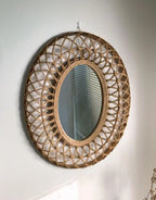 Thierry Round Rattan Wall Mirror