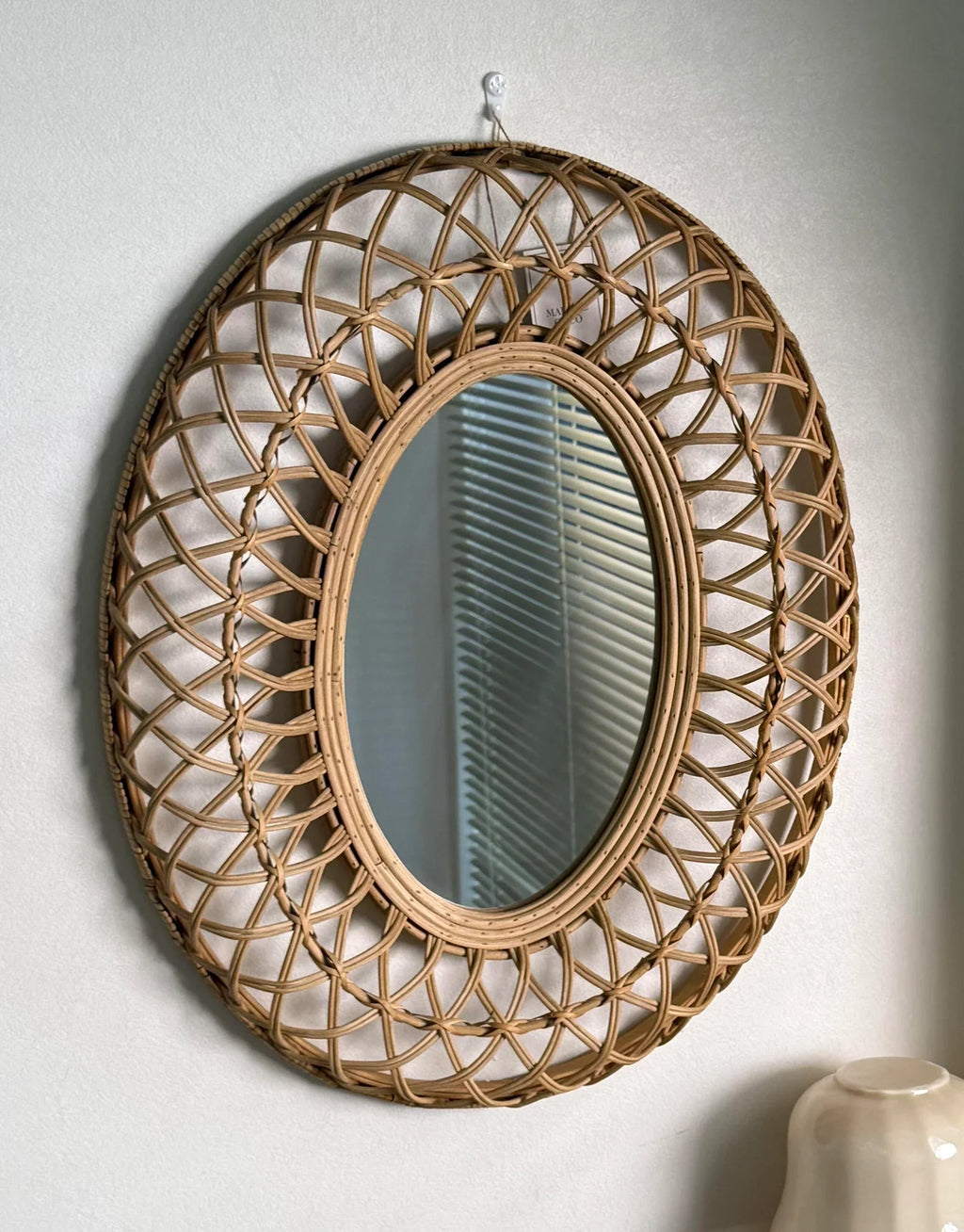 Thierry Round Rattan Wall Mirror