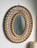 Thierry Round Rattan Wall Mirror
