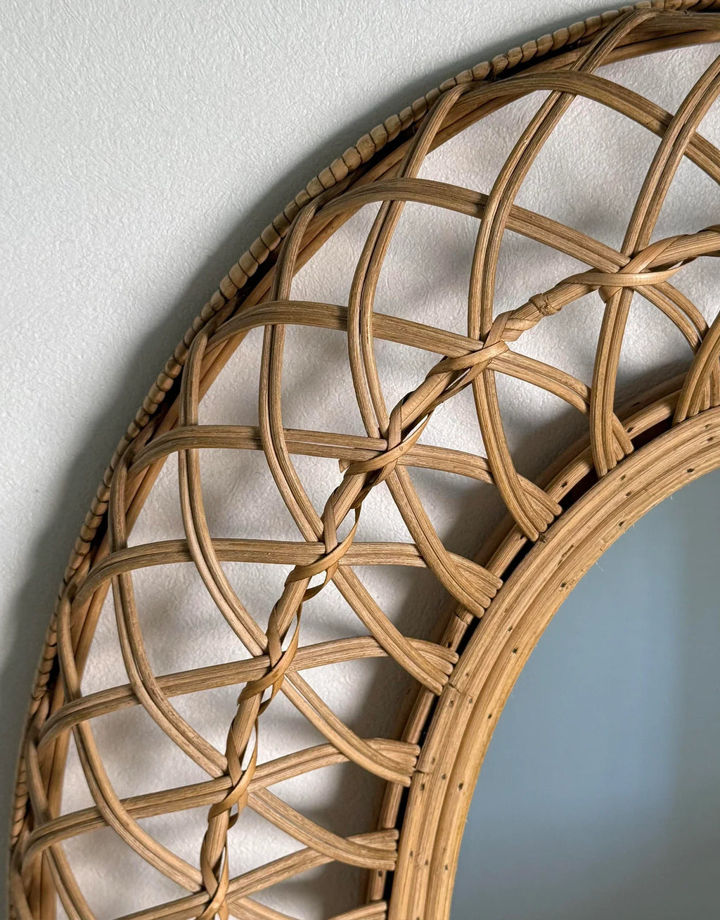 Thierry Round Rattan Wall Mirror